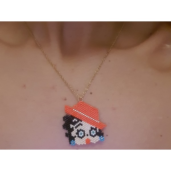 14k Miyuki Beads Betty Boop Necklaces 2