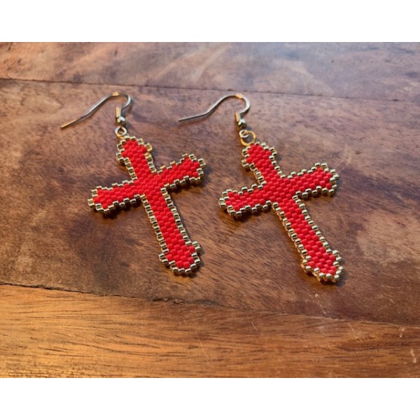 Cross Earring 1