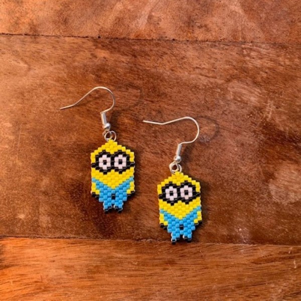 Minion earrings discount