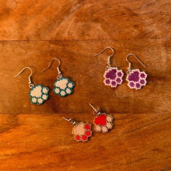 Paw Earring 1