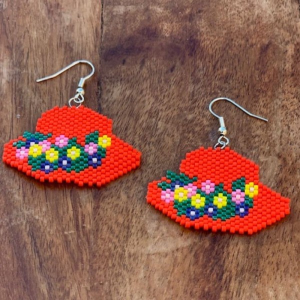 Red Hat Earring 2