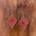 Red-Gold Earring 2