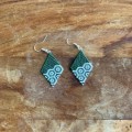 Miyuki Green Earring 2