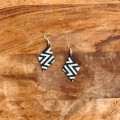 Black and White Miyuki Earring 2