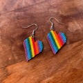 Heart Flag Colour Earring 1