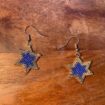 Star Blue Earring