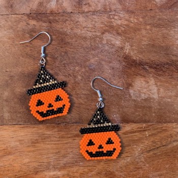 Pumpkin Earring