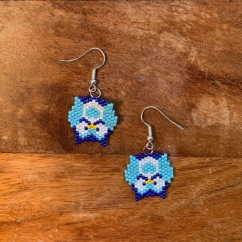 Miyuki Beads Owl Earring