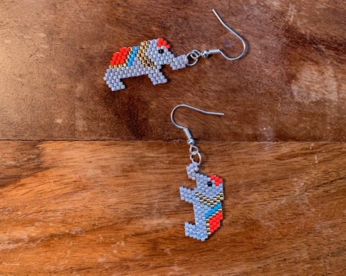 Miyuki bead photo frames